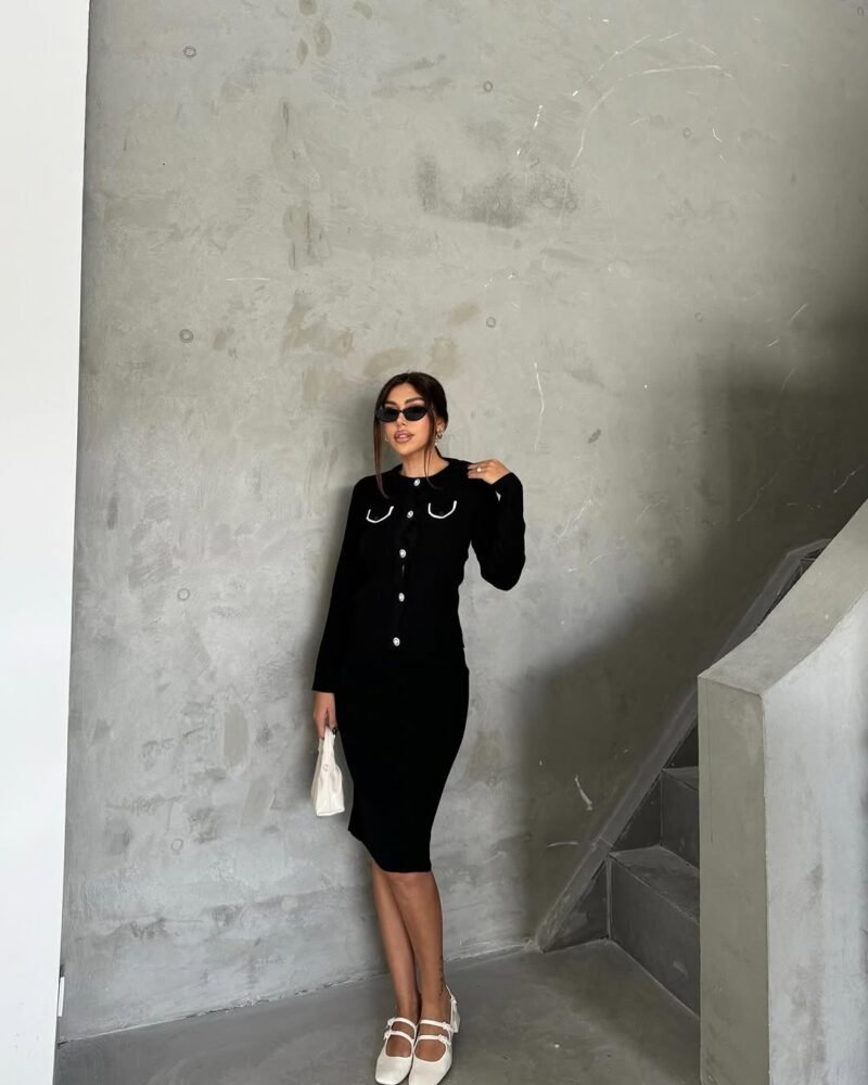 Neck Short Dress
